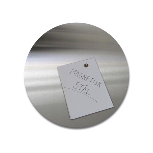 Lastra magnetica rotonda in acciaio inossidabile