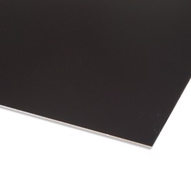 Lamiera in alluminio nera